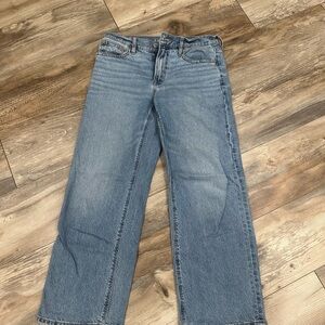 American Eagle Outfitters Light Blue Straight Leg Jeans
